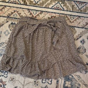 Altar’d State Leopard Print Women's Skirt